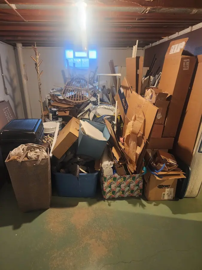 Roll-off dumpster container at job site for Roll Off Dumpster Rental in Washougal